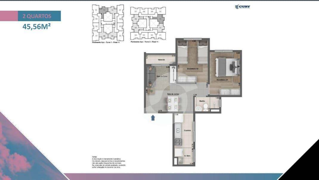Apartamento à venda com 2 quartos, 46m² - Centro,Niterói