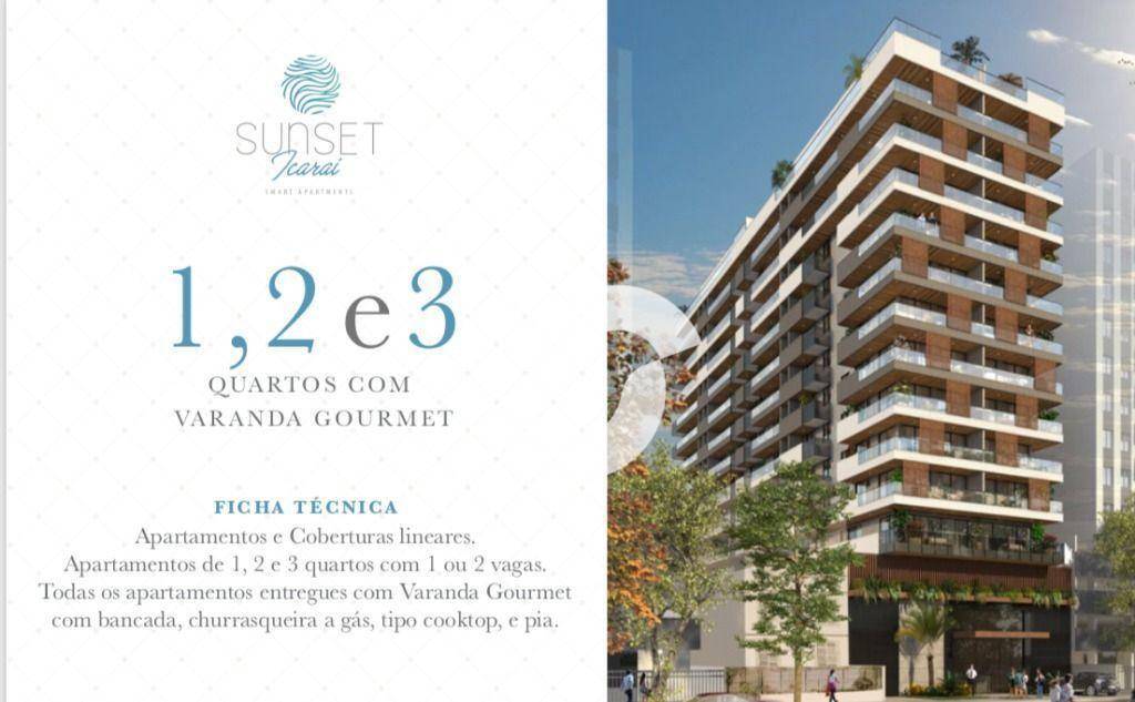 Apartamento à venda com 3 quartos, 95m² - Icaraí,Niterói