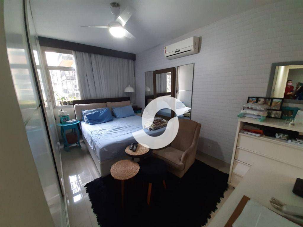  - Apartamento de 147m² com 3 dormitórios + reversível na quadra da praia de Icaraí - Niterói/RJ