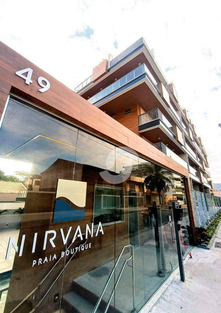  - Apartamento frente mar com piscina na varanda gourmet com 3 dormitórios à venda, 181 m² por R$ 2.990.000 - Piratininga - Niterói/RJ