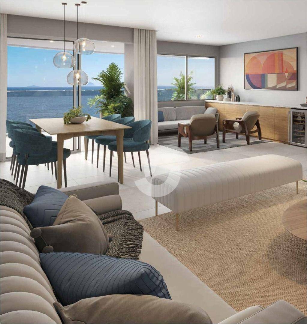  - Apartamento com 4 dormitórios à venda, 198 m² por R$ 2.500.000,00 - Piratininga - Niterói/RJ