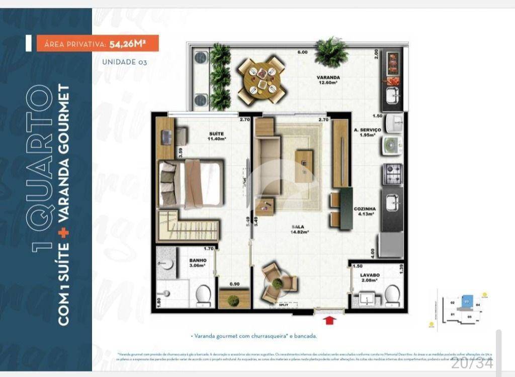 Apartamento à venda com 1 quarto, 54m² - Piratininga,Niterói