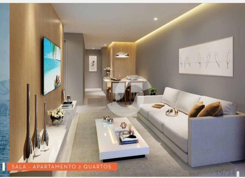  - Apartamento com 1 dormitório à venda, 54 m² por R$ 770.000,00 - Piratininga - Niterói/RJ