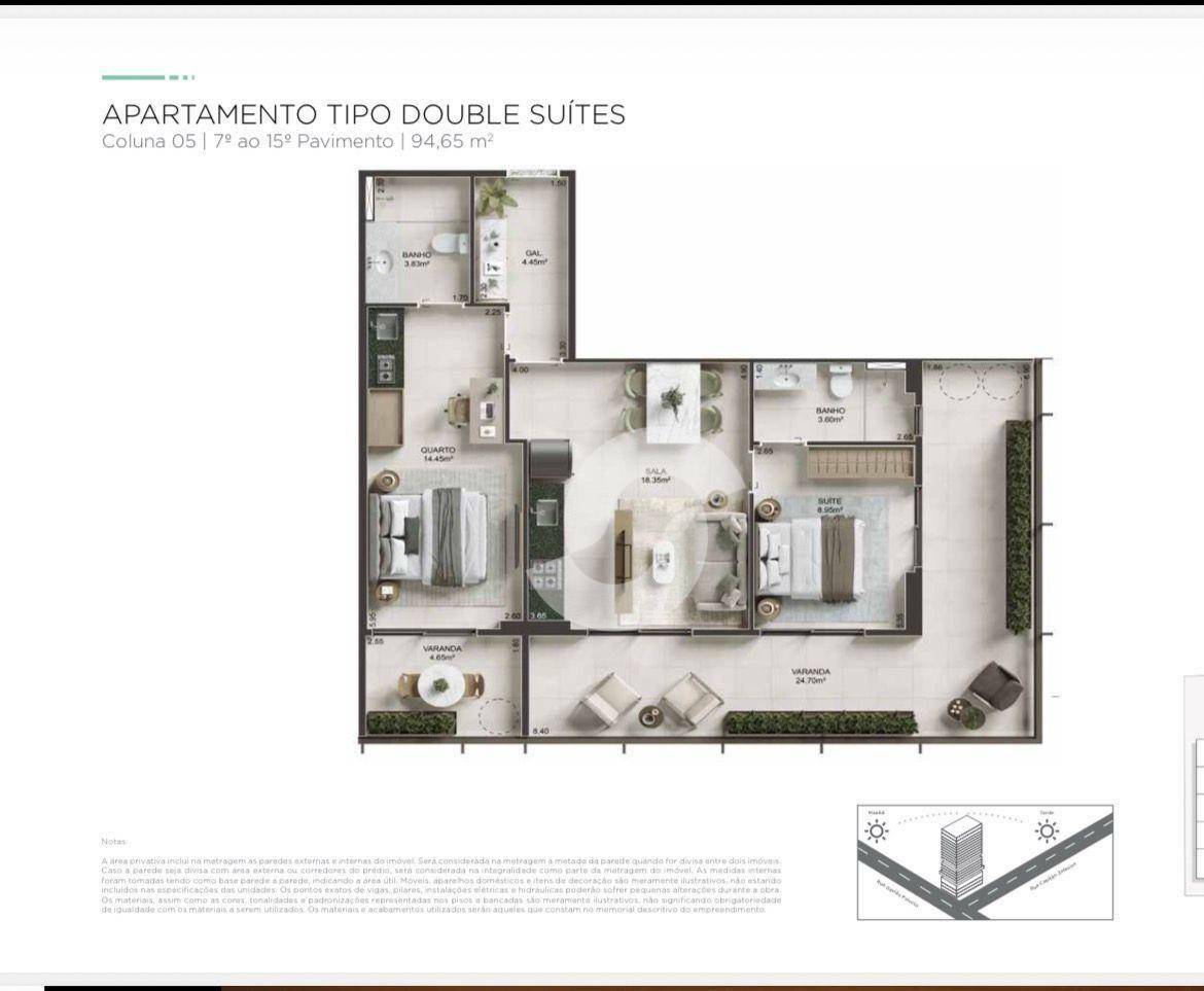 Apartamento à venda com 2 quartos, 95m² - Icaraí,Niterói