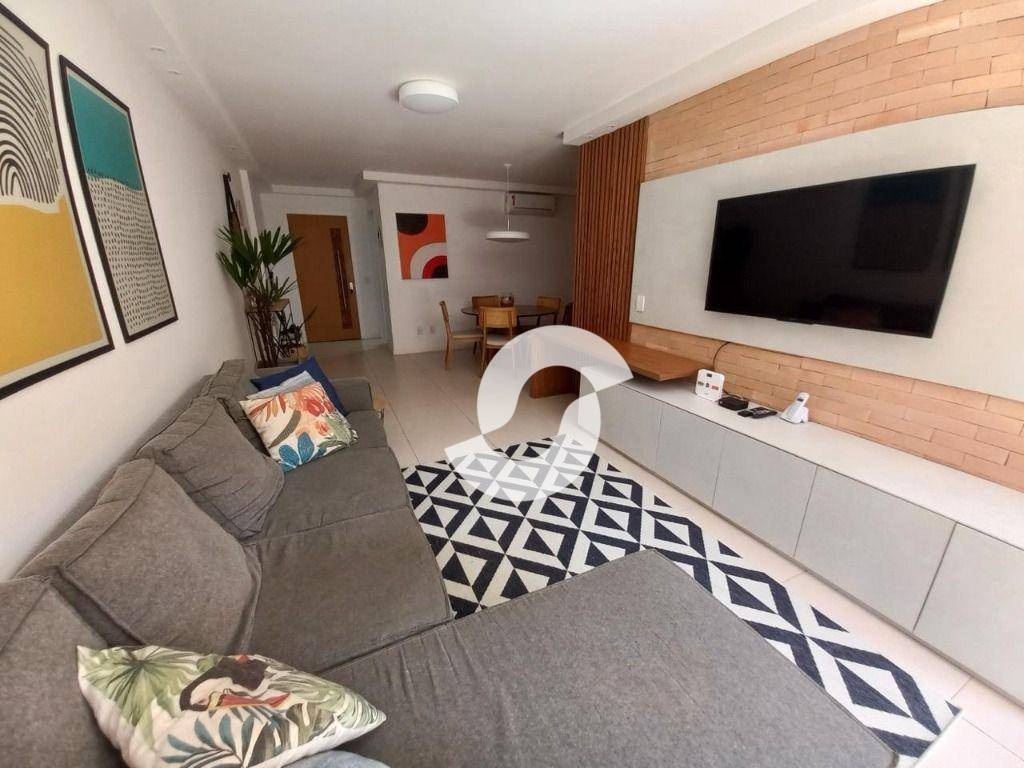  - Apartamento lindo 4 dormitórios mobiliado, venda por R$ 1.750.000,00 - Camboinhas - Niterói/RJ