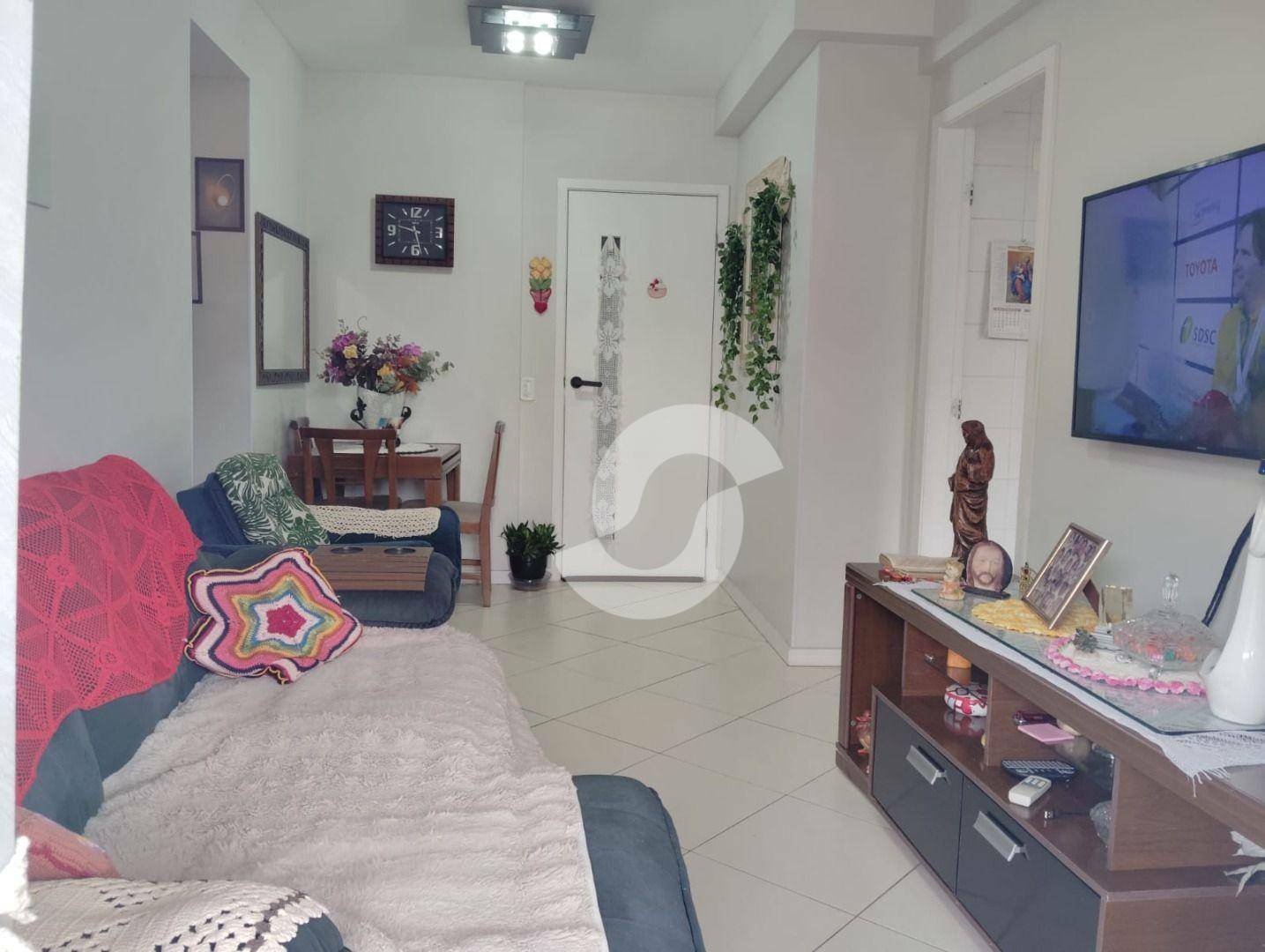  - Apartamento com 2 quartos à venda, 58 m² por R$ 460.000 - Santa Rosa - Niterói/RJ