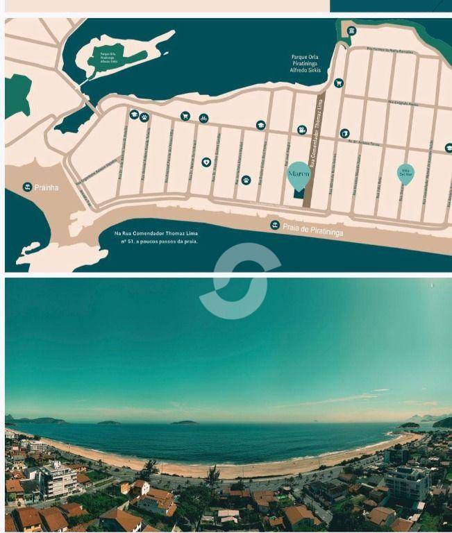 Apartamento à venda com 1 quarto, 52m² - Piratininga,Niterói