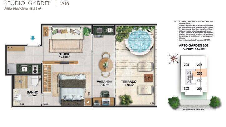 Studio à venda com 1 quarto, 45m² - Icaraí,Niterói