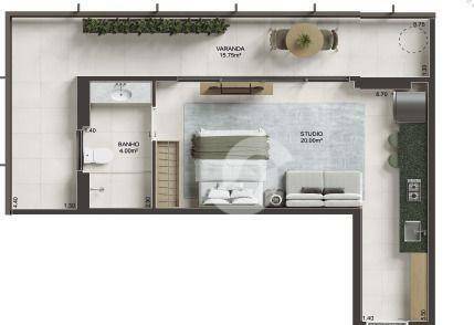  - Studio ÍON Icaraí - 46m2