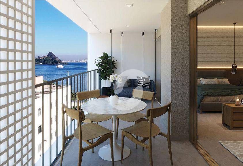 Studio à venda com 1 quarto, 34m² - Charitas,Niterói