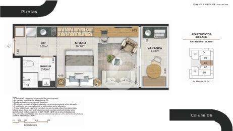 Studio à venda com 1 quarto, 40m² - Icaraí,Niterói