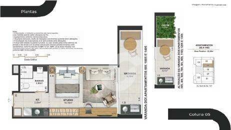  - Studios entre 28m² e 52m², no coração de Icaraí - Niteroi/RJ