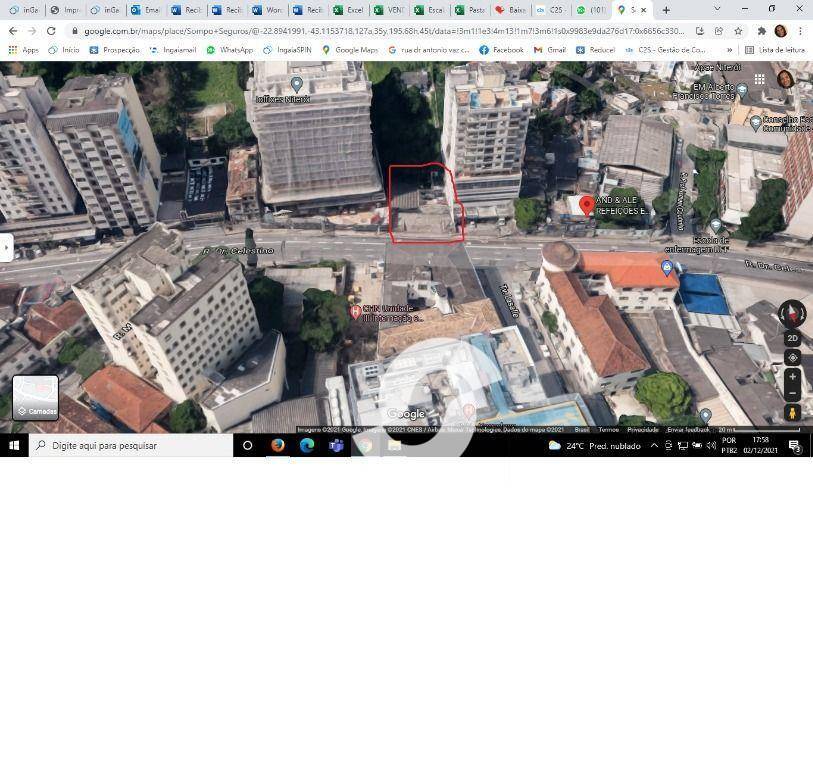  - Terreno à venda, 5000 m² por R$ 4.500.000,00 - Centro - Niterói/RJ